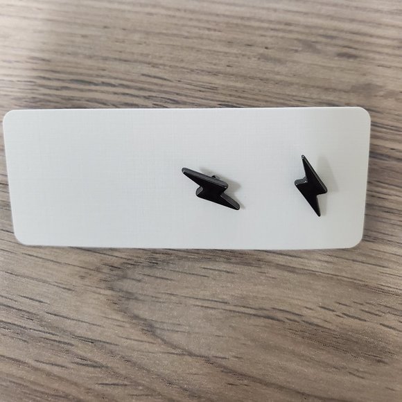 Lightning Bolt Stud Earrings - Picture 1 of 1